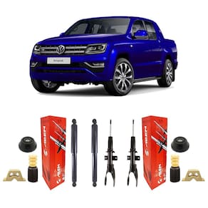 Kit 4 amortecedor e kit coxim volkswagen amarok 2019-2021