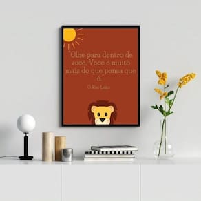 Quadro Você É Muito Mais Do Que Pensa Que É 33X24Cm