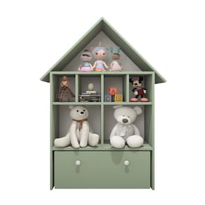 Casinha Organizadora de Brinquedos Infantil 100% MDF PlanCasa