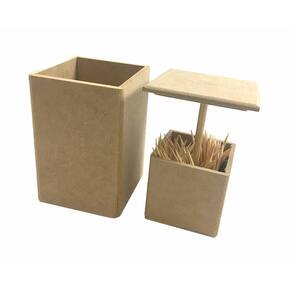 Paliteiro mdf cozinha decoração casa 6,5 x 6,5 x 10 cm
