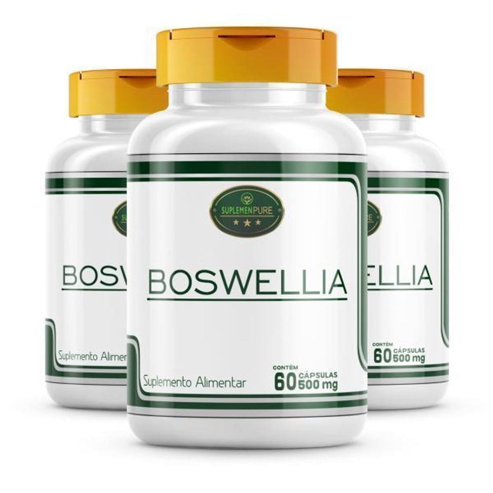 Kit Cápsula Bosewllia Serrata 500Mg - 3 Potes Premium