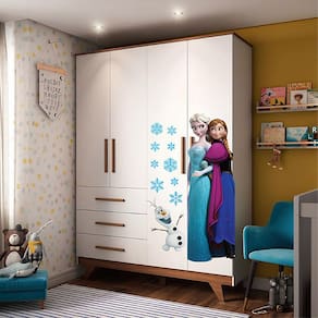 Adesivo Para Guarda Roupa Frozen Mod02