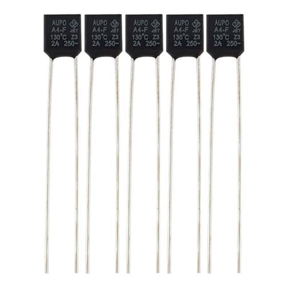 5 fusível térmico motor ventilador 130ºc 2a 250v 130 graus