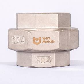 UNIÃO INOX 304 FF 150LBS ROSCA (BSP) IMP. - 1.1/2 (48.30mm)