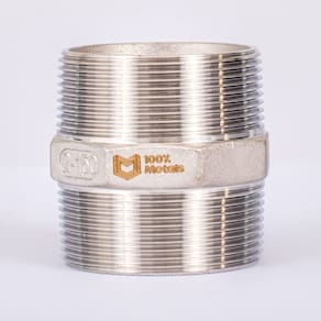 NIPLE HEXAGONAL INOX 304 150LBS ROSCA (BSP) IMP. - 1/8 (10.30mm)