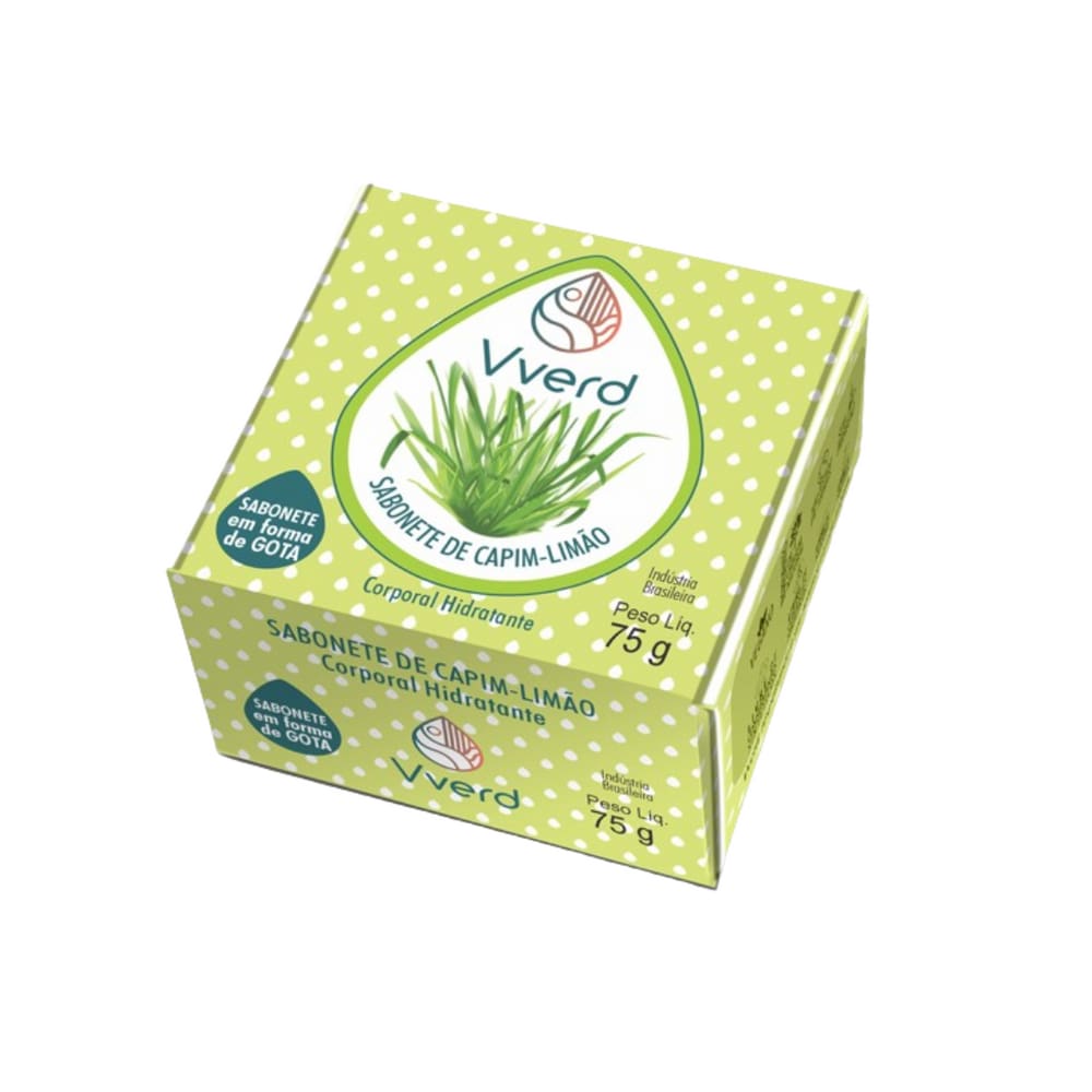 Sabonete Em Barra Natural Vegano Capim Limão: Frescor E Pureza Para Sua Pele Vverd
