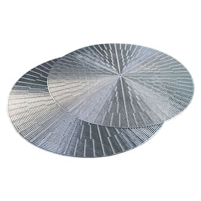 Jogo Americano Mesa Posta Mesa Redondo Linha Luxo Tamanho Grande Modelo Egípcio em PVC