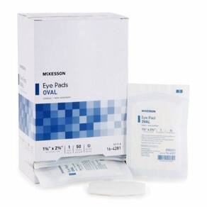 Almofada para os olhos 1-5/8 x 2-5/8 polegadas 50 unidades da McKesson (pacote com 6)