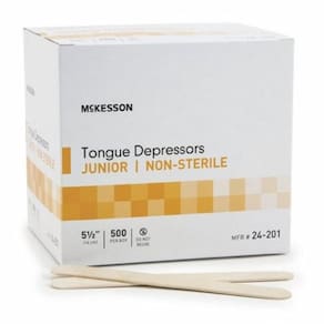 Depressor de língua 500 unidades da McKesson (pacote com 6)