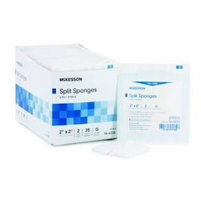 Curativo dividido IV /dreno 2 x 2 polegadas, 70 unidades da McKesson (pacote com 6)