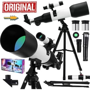 Telescópio astronômico terrestre lunar refrator luneta