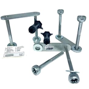Kit Suporte Tipo U Transbike Farad Aluminio C Trava Segredo