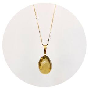 Pingente prata 925 + ouro 18k green gold natural e legítima