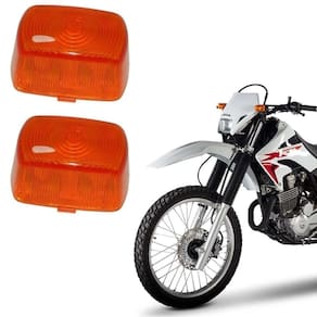 Par lente pisca laranja pop xlr bros 125 150 xr 200 tornado