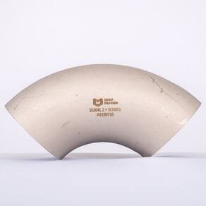 CURVA 90º INOX 304 SCH.05 SOLDA (BW) IMP. - 1 (33.70mm)