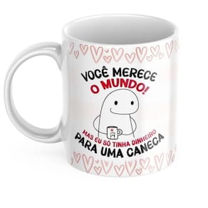 Caneca Xicara Engraçada Flork Divertida Presente Criativo