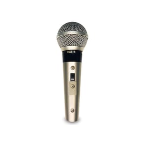 Microfone dylan dinâmico unidirecional com chave dls-8
