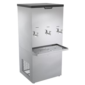 Bebedouro Industrial 100 Litros Venâncio Inox 2 Torneiras Geladas 1 Natural 220V BI100L-50609