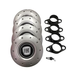 Calotas miollo fiat argo aro 14 2017/2021 amarok prata