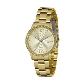 Relógio Lince Analógico Dourado Feminino Lrgj133L C2Kx