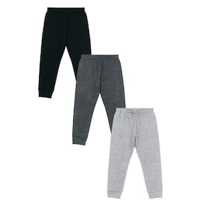 Kit 3 Calças Moletom Flanelado com Punho Infantil Unissex Kyly cores