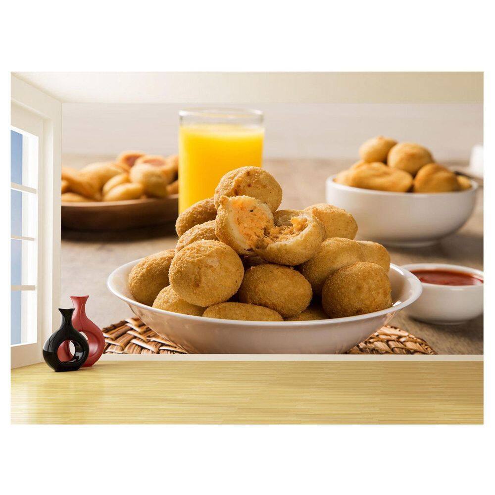 Papel De Parede Alimentos Salgados Coxinha Bar 3,5M Al502