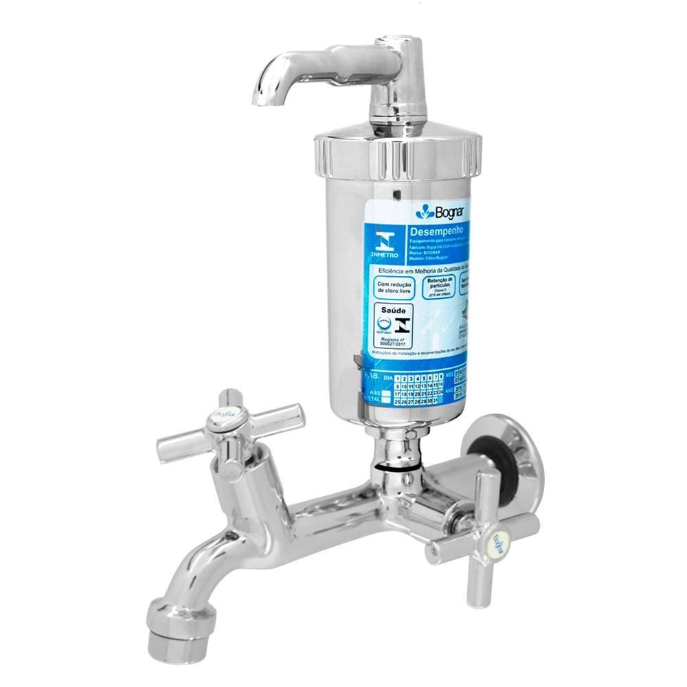 Torneira filtro fixa com copo abs c31 parede