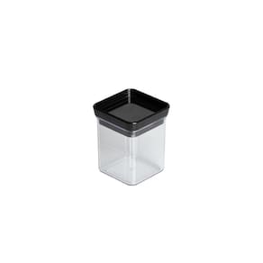 Mini pote hermetic lumini quadrado black 180 ml paramount