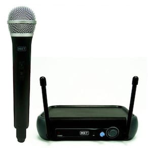 Microfone sem fio simples profissional mxt uhf 201