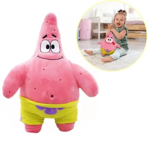 Boneco de Pelúcia Patrick Estrela Bob Esponja Casas Bahia
