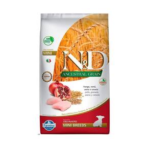 Ração n&d ancestral grain filhotes pequenos e minis 10,1kg