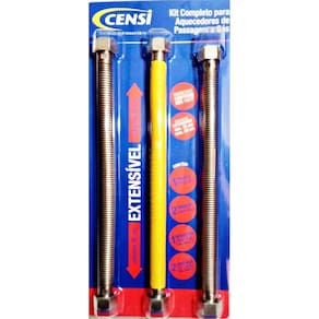 Conjunto instalação completo para aquecedor a gás
