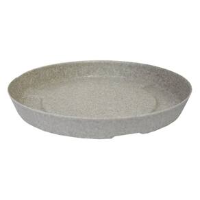 Prato para Vasos de Planta Redondo Slim 24 Cimento