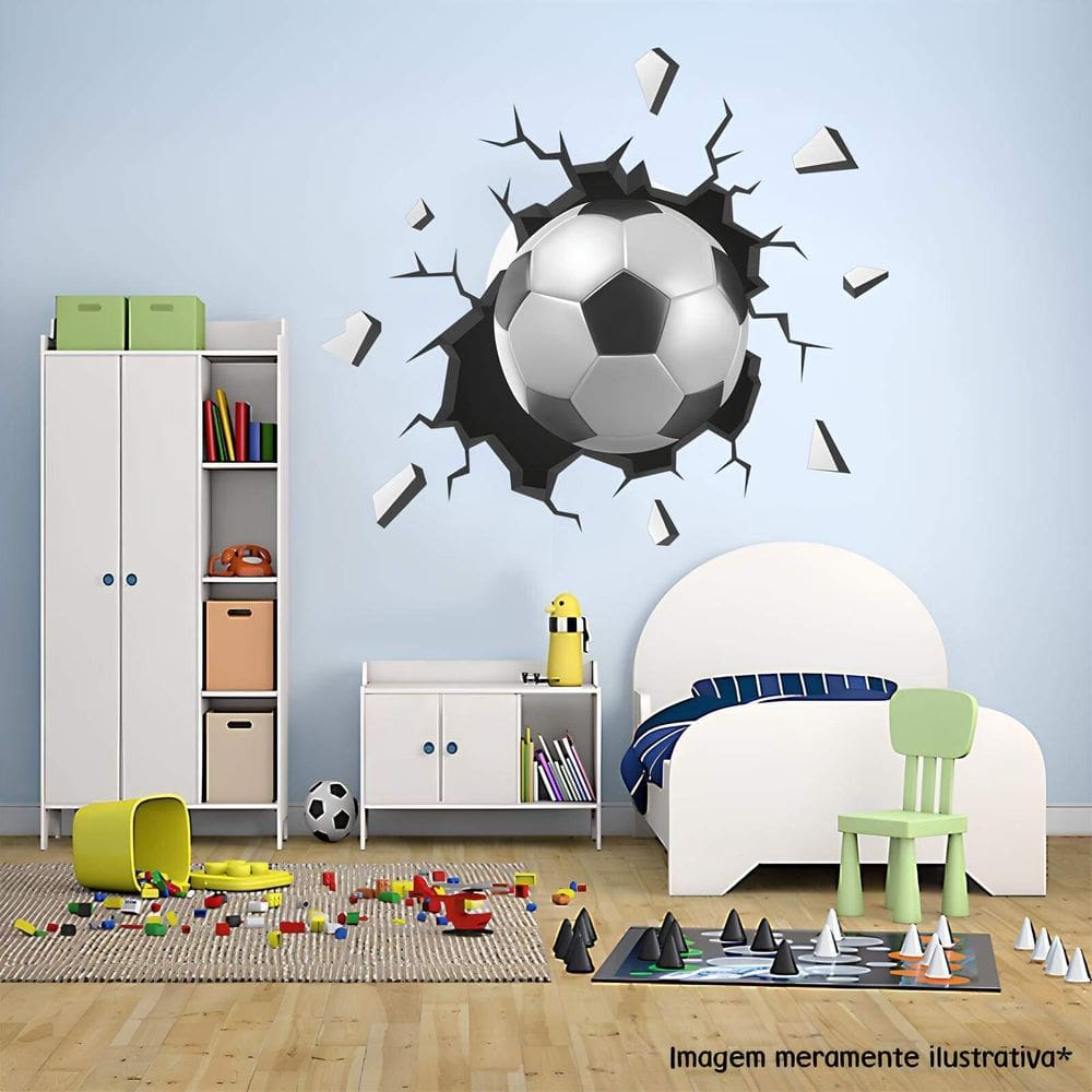 Adesivo De Parede Bola De Futebol