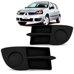 Grade moldura milha auxiliar clio 2006 a 2012 s/furo ld