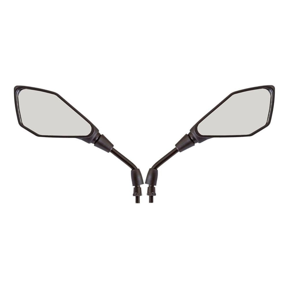 Retrovisor z400 rosca honda lente convexa fan titan start