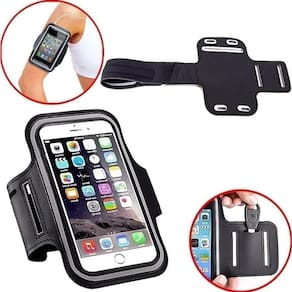 Braçadeira porta celular universal xl até 6.5 polegadas