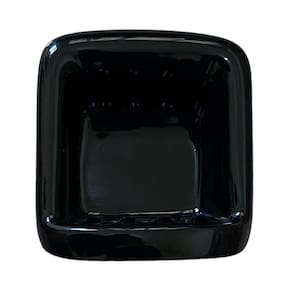 Saboneteira De Embutir Louça Preto Grande Ia3 Icasa