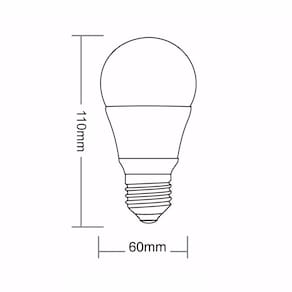 Lâmpada LED 4,9W TKL 30 Taschibra 6500K Luz Branca 6500K Luz Branca