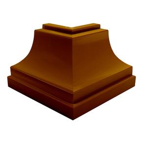 Canto Externo Polifort 8mm x 40mm Caixa com 4 Unidades Mogno