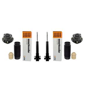 2 amortecedor + kit suspensão dianteira tracker 2001 a 2008