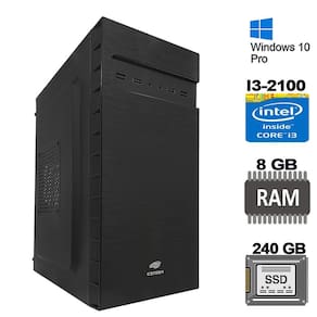 Computador core i3 2100, ssd 240gb, memória 8gb, win 10