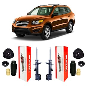 Kit amortecedor e batente santa fé 2.4 2010-12 par suspensão