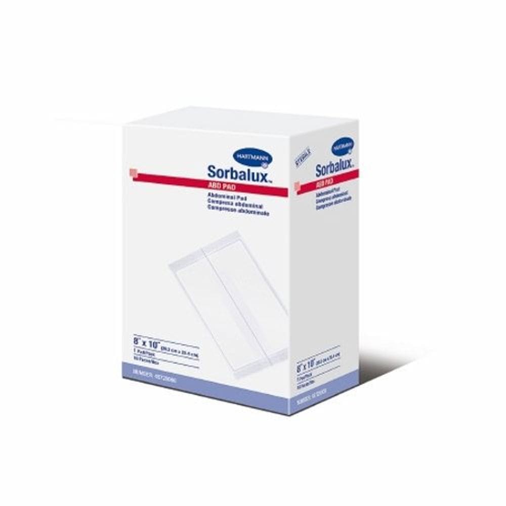 Almofada abdominal 20 x 10 polegadas, 16 unidades da Hartmann Usa Inc (pacote com 6)