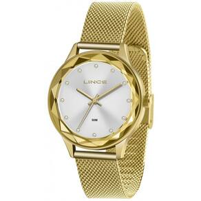 Relógio lince dourado feminino lrg4707l s1kx