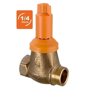 Kit 3 Bases para Registro de Pressão 1416 3/4 Acionamento 1/4 de Volta Meber Metais Cromado