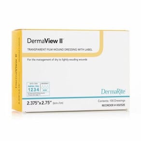 Curativo de filme transparente 100 unidades da DermaRite (pacote com 6)