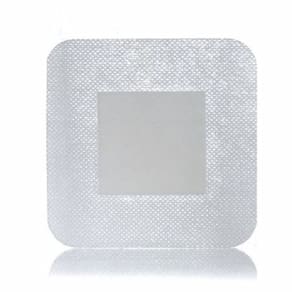 Curativo composto à prova d`água Dermadress 4 x 4 polegadas poliéster/rayon estéril 10 unidades da Dermadress (pacote com 6)