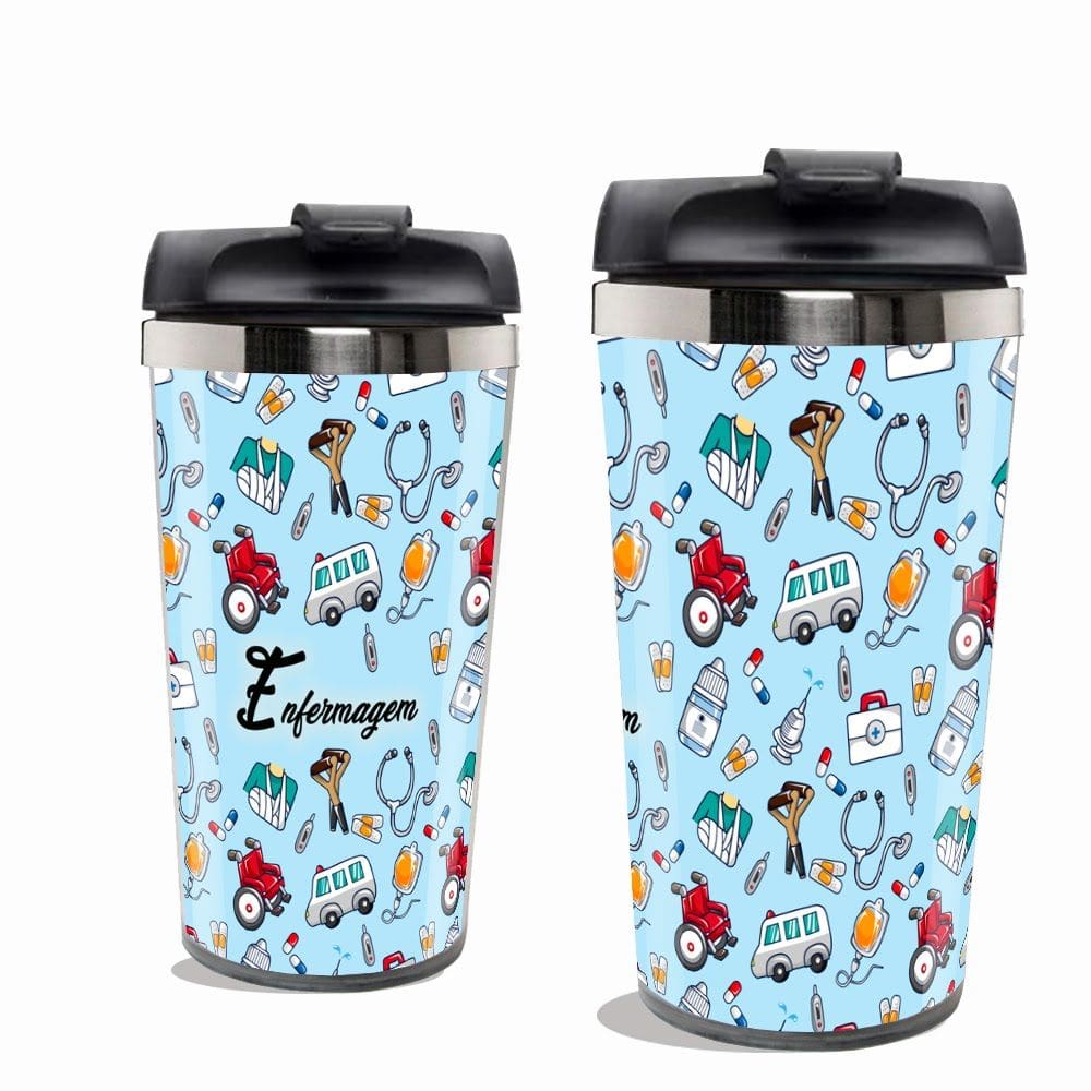 Copo térmico enfermagem