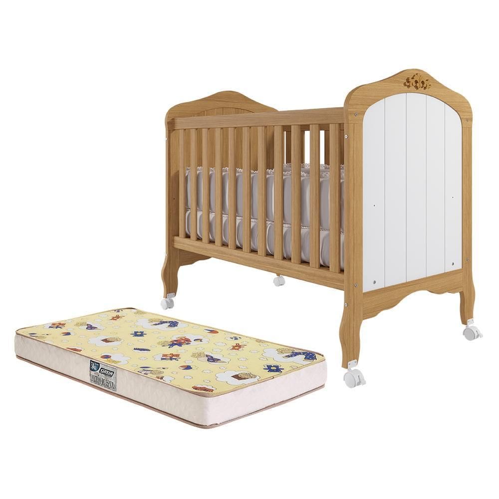 Berço Mini Cama Harmonia com Colchão Supreme - Permóbili Baby